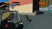 Grind-city-screenshot.png (292 KB) Cube skating away from a Rokkaku Henchman.