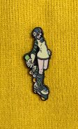 Insert Coin Gum enamel pin.