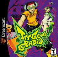 Gum and Beat on the North American box art of Jet Grind Radio