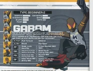 Garam's translated profile from the Jet Set Radio Future Perfect Guidebook.