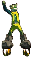 Pots/JSRF for his appearance in Jet Set Radio Future.