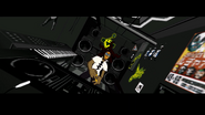 DJ Professor K's studio in Jet Set Radio. Also a near full body shot of his model.