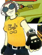 Concept art of Beat that appears in the August 2000 issue of the Dutch magazine, Video Games.