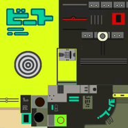 Textures for Beat's clothing.