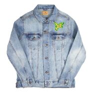 Demin jacket front.