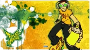 Beat on the dynamic Jet Set Radio wallpaper for the PS3.