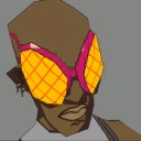 Garam's character icon in the December 4, 2001 build of Jet Set Radio Future.