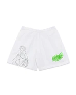 Hidden Beat white outline shorts.