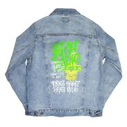 Demin jacket back.
