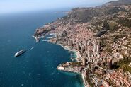 View of the entire Principality of Monaco.