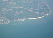 The entire arena seen from the air.