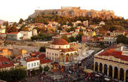 Monastiraki, quartier proche de l'Acropolis où passé beaucoup d'action.