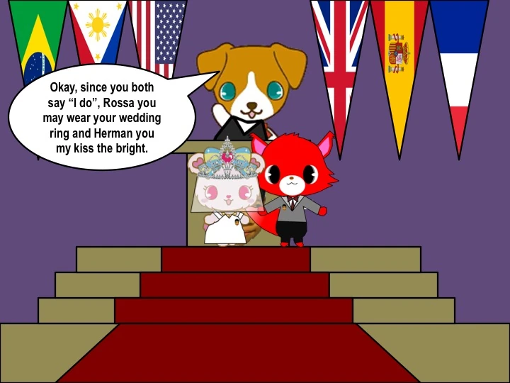 Herman and Rossa's wedding Jewelpet Candado Wiki Fandom
