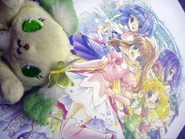 Picture of an artwork made for Jewelpet Twinkle☆ DVD Box. (Source)