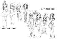 Akari's first character design rechearchs artwork 3.