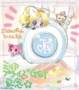 Doodle of Miria in a claw machine. (Source)