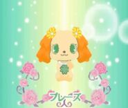 Prase after being awakened in Jewelpet: Let's Play Together in the Room of Magic! DS game.