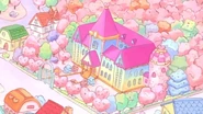 The Magic School seen from above the town in JP14.