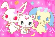Illustration of Ruby, Labra and Sapphie.