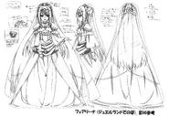 Fealina's apperance concept art.