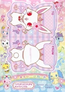 Jewelpets on a cute postcard design.