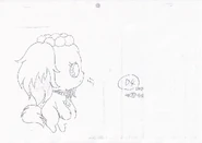 Animation sheet of Sapphie for Jewelpet season 1. 2