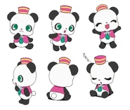 Rald reference sheet for Jewelpet season 1.