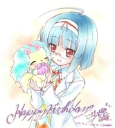 "Happy birthday Sara !" 2015 artwork. (Source)