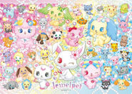 All the Jewelpets during the airing of Jewelpet Happiness.