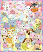 Illustration of Jewelpets practicing magical alchemy.