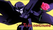 'To be continued' card with M-kage.