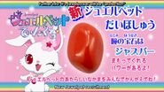 "Jewelpet recruitment" contest announcement for the Jasper gem in ep. 25 and 26 in Jewelpet Twinkle☆.