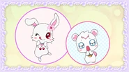 Ruby and Labra at the end of Jewelpet Attack Chance!?.