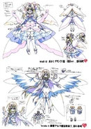 Akari and Alma's transformation outfit during the final of the Jewel Star Grand Prix. (colored)