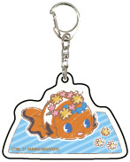 Picnic Aqua keychain.