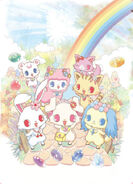 Labra in a Jewelpet manga cover artwork.