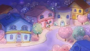Jewelpet Town at night in JP01. 2