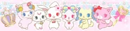 The main Jewelpets on a banner visual. 2