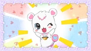 Labra talking to Jewelpet viewers.