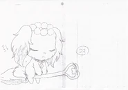 Animation sheet of Sapphie for Jewelpet season 1. 3