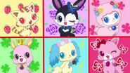 The Jewelpet stamps' real Jewelpets.