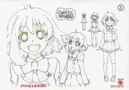 Chiari concept art for Jewelpet Happiness.