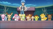 Sakuran and the other Sweetpets with Blue Knight.