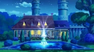 Opal's mansion during night time. (JPKD14)