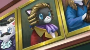 Portrait of grand musicians of the history (Jewelpets style) in the music classroom.