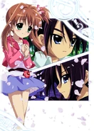 Akari, Yuuma and Alma artwork from one of the DVD box.