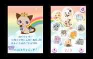 Kaiya's presentation in Jewelpet: Cute Magical Fantasy DS game.