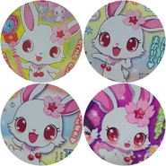 Extact pictures of Ruby's artworks from Jewelpet official character books.