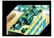 Rinko's school rooftop concept art for Jewelpet season 1.