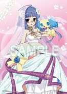 Sara wedding dress artwork.